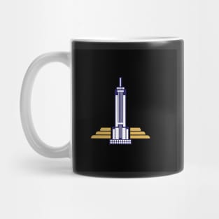 Vintage art deco architecture Mug